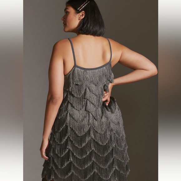 NWT - Fringed Mini Dress - Picture 3 of 9